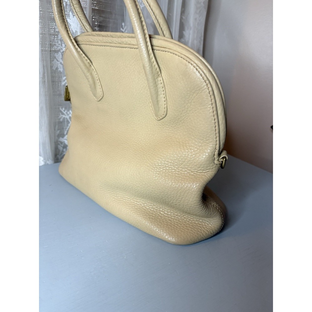 Vintage COACH Beige Leather, Sonoma 2-Way Shoulder Bag + Wallet, 4921 90s USA - Picture 9 of 16